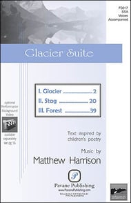 cover Glacier Suite SSA Choral Score cover
